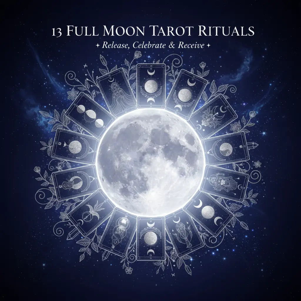 13 Full Moon Tarot Rituals | Release, Celebrate & Receive PDF – Nicole ...