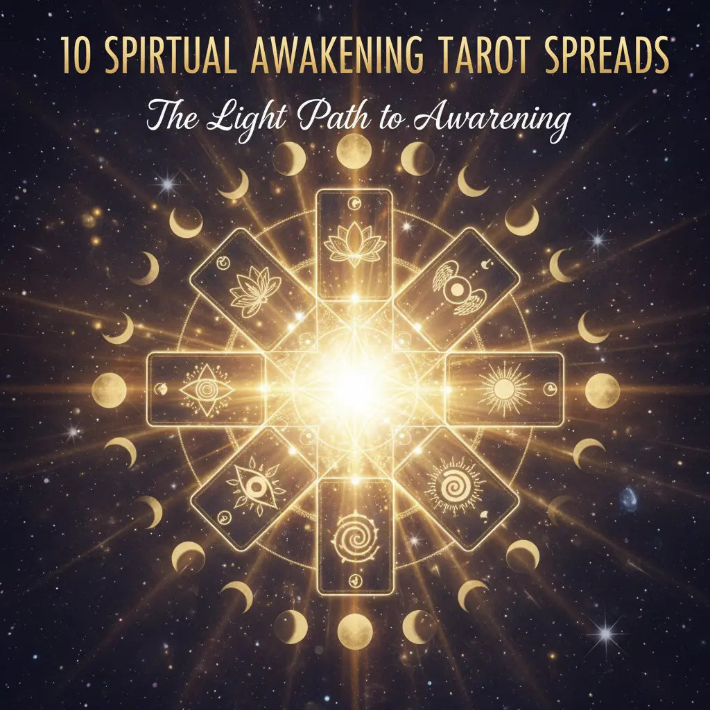 10 Spiritual Awakening Tarot Spreads Cover