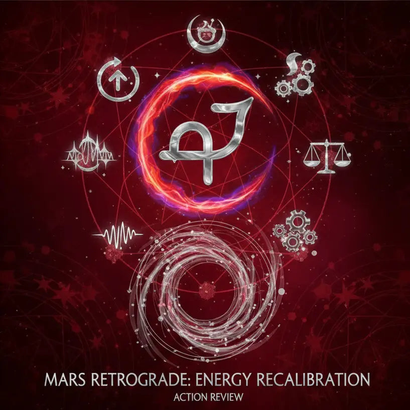 Mars Retrograde: Energy Recalibration Audio Cover