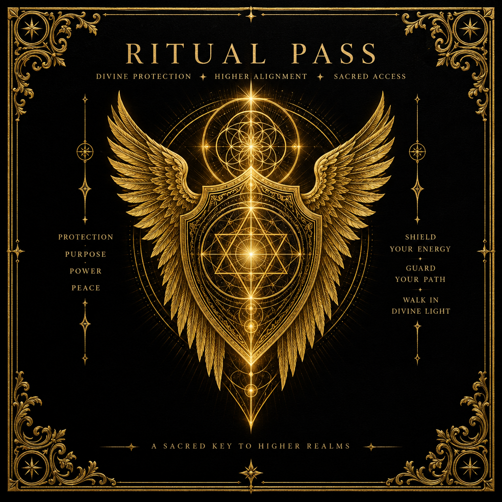 Psychic Ward & Protection Ritual Pass & Sacred Altar Kit