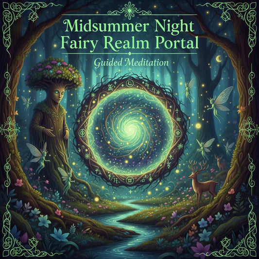 Midsummer Night Fairy Realm Portal meditation cover
