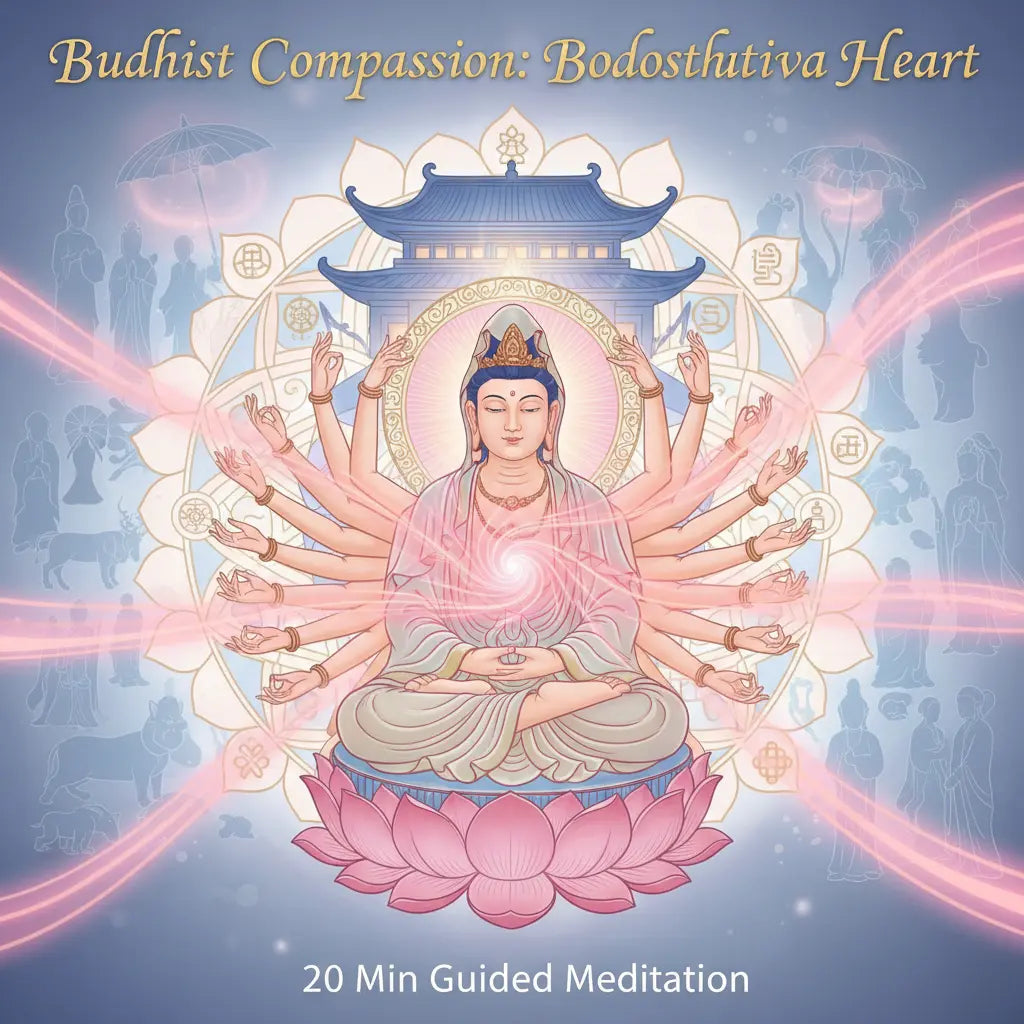 Buddhist Compassion Bodhisattva Heart Meditation Audio Cover