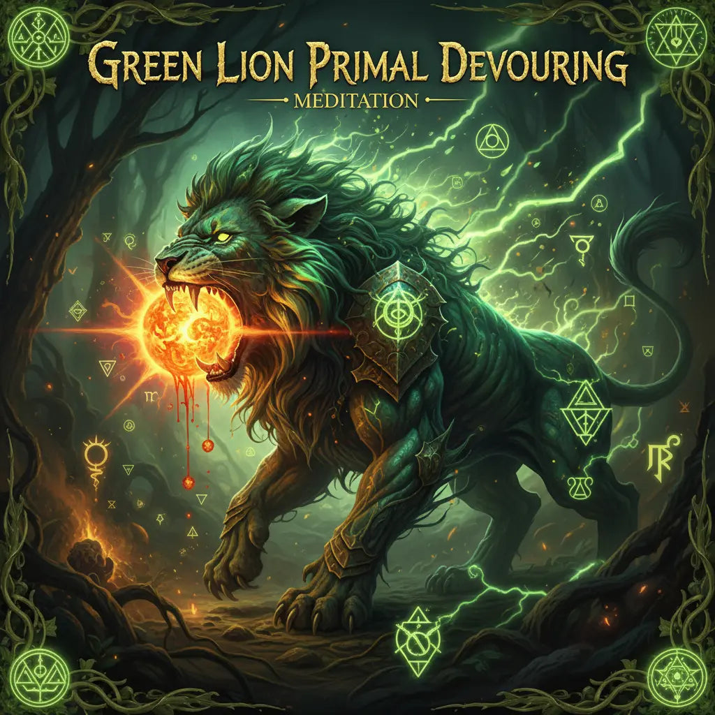 Green Lion Primal Devouring meditation cover