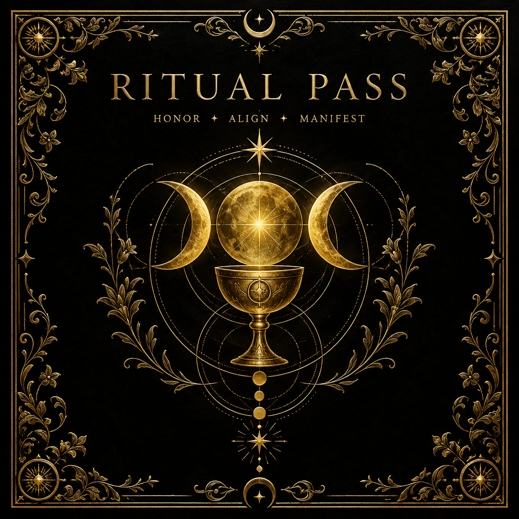 Divine Feminine & Goddess Awakening Ritual Pass & Sacred Altar Kit
