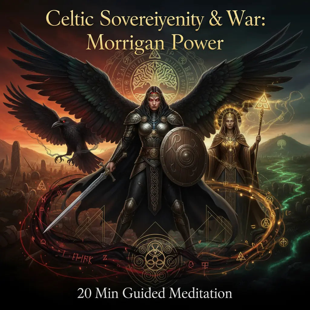 Celtic Sovereignty War Morrigan Power Meditation Audio Cover