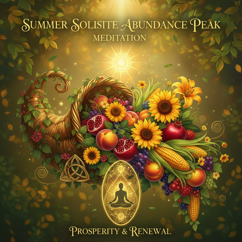 Summer Solstice Abundance Peak meditation cover