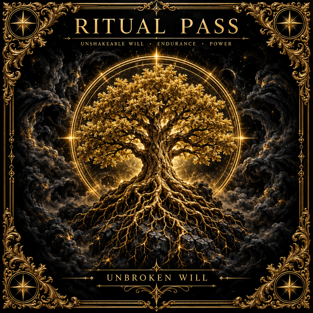 Unbroken Will Ritual Pass - Sacred Altar Emblem Card