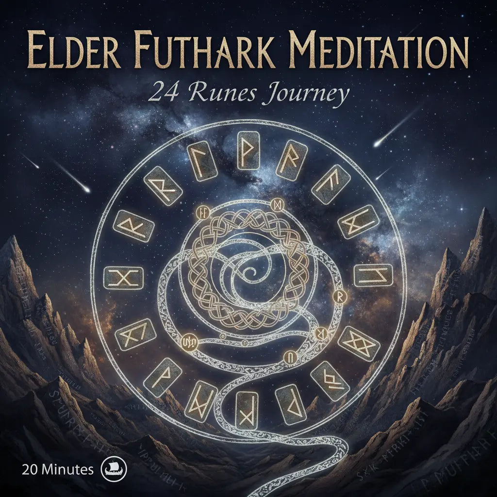 Elder Futhark Meditation 24 Runes Journey Audio Cover