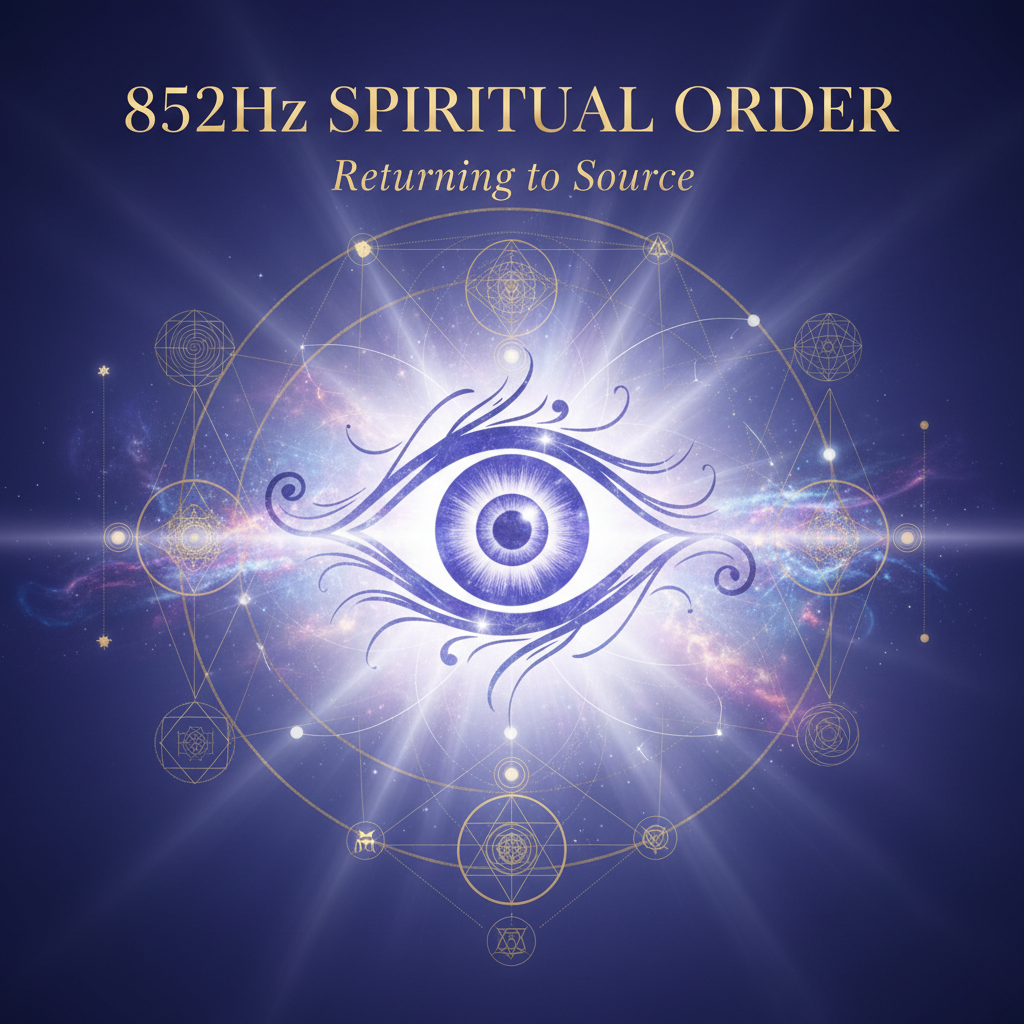 852Hz Spiritual Order professional audio cover