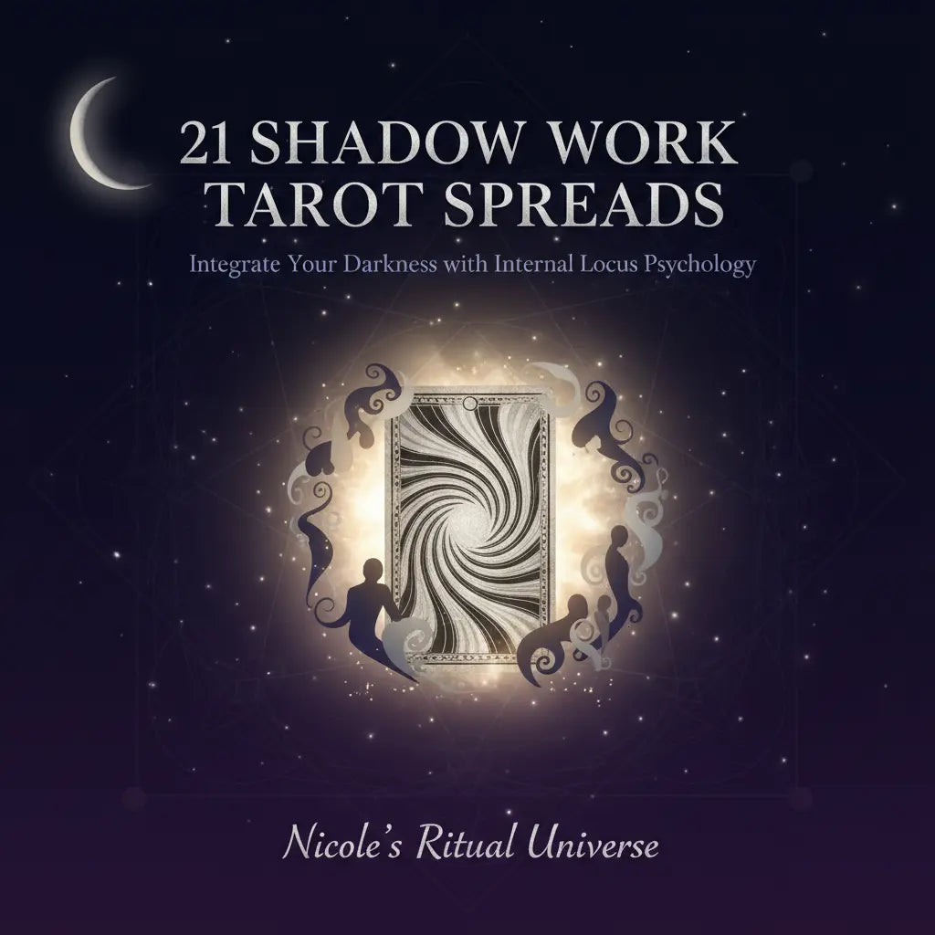 21 Shadow Work Tarot Spreads - Digital Download Guide