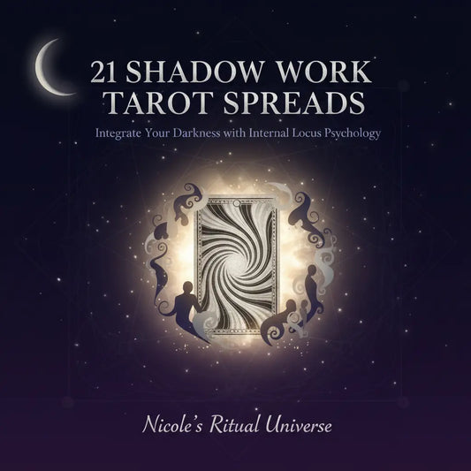 21 Shadow Work Tarot Spreads - Digital Download Guide