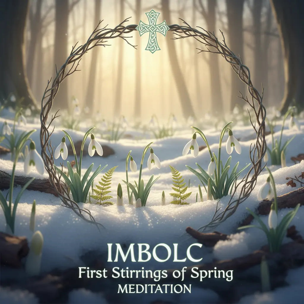 Imbolc First Stirrings of Spring meditation cover
