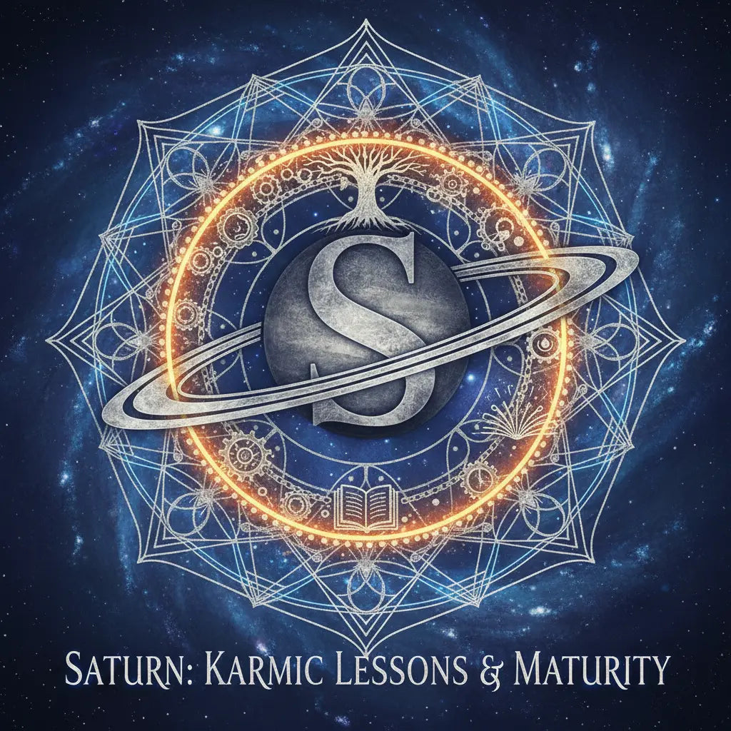 Saturn: Karmic Lessons & Maturity - Planetary Frequency Meditation Audio Cover
