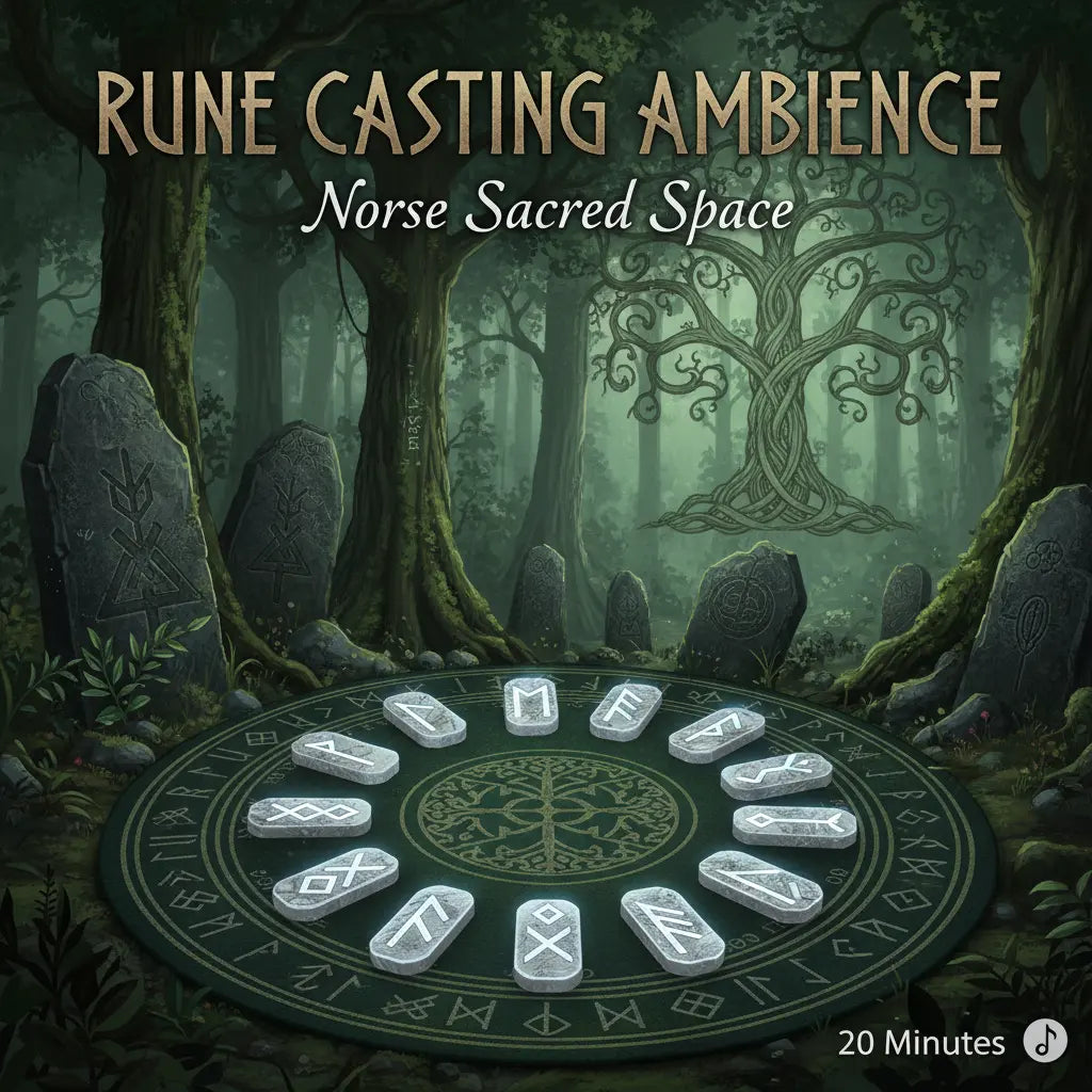 Rune Casting Ambience Norse Sacred Space Audio Cover