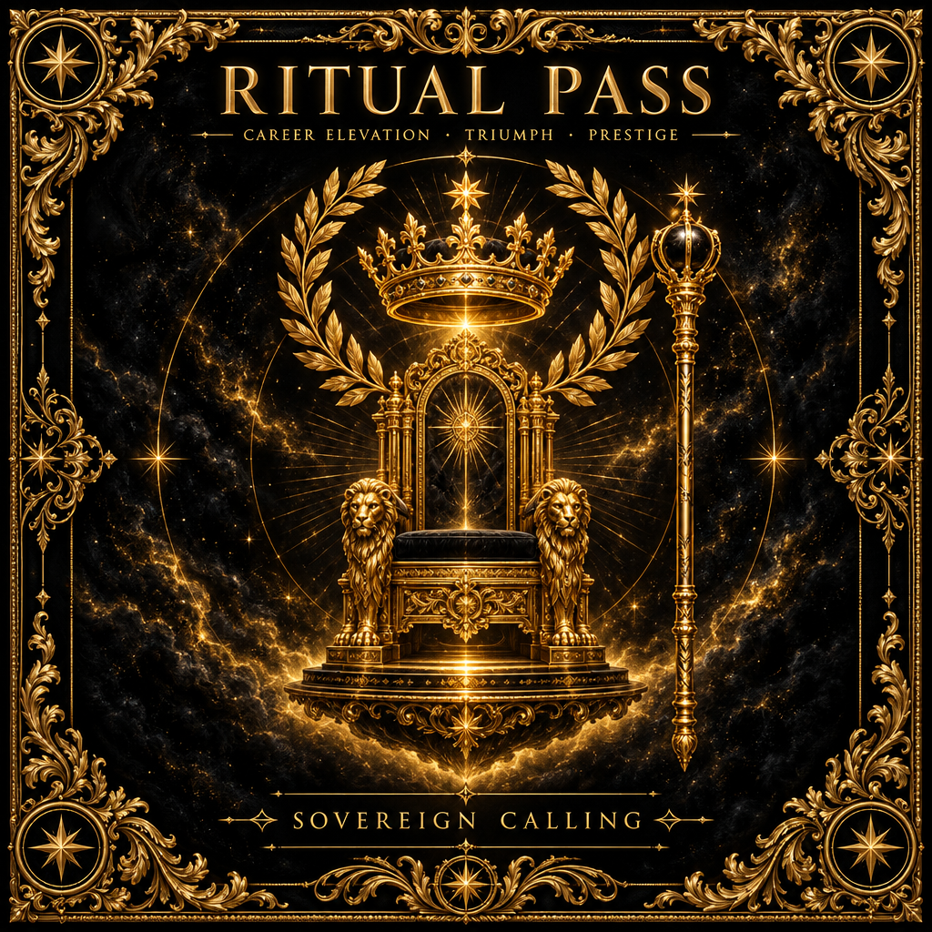 Sovereign Calling Ritual Pass - Sacred Altar Emblem Card