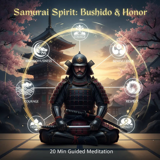 Samurai Spirit Bushido Honor Meditation Audio Cover