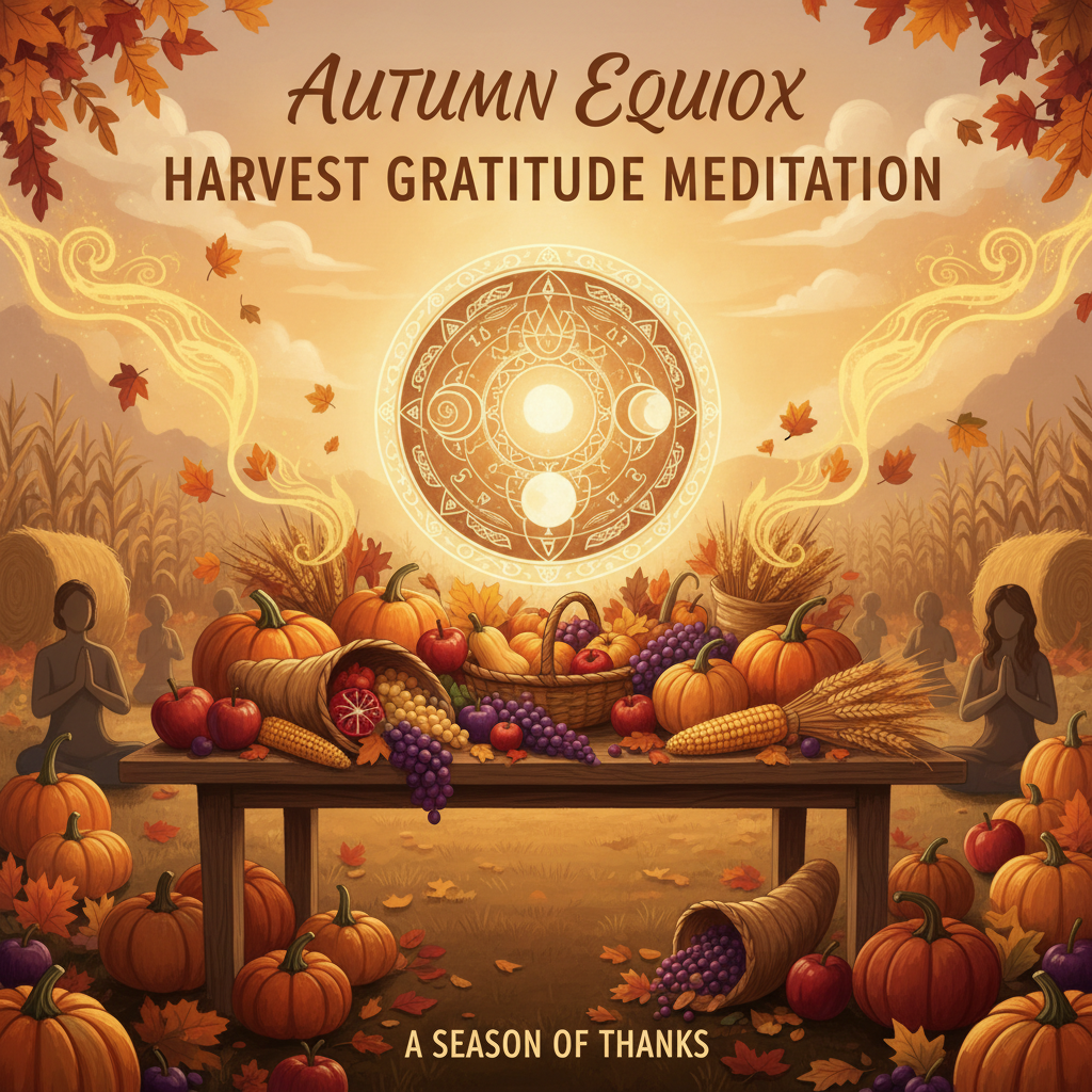 Autumn Equinox Harvest Gratitude meditation cover