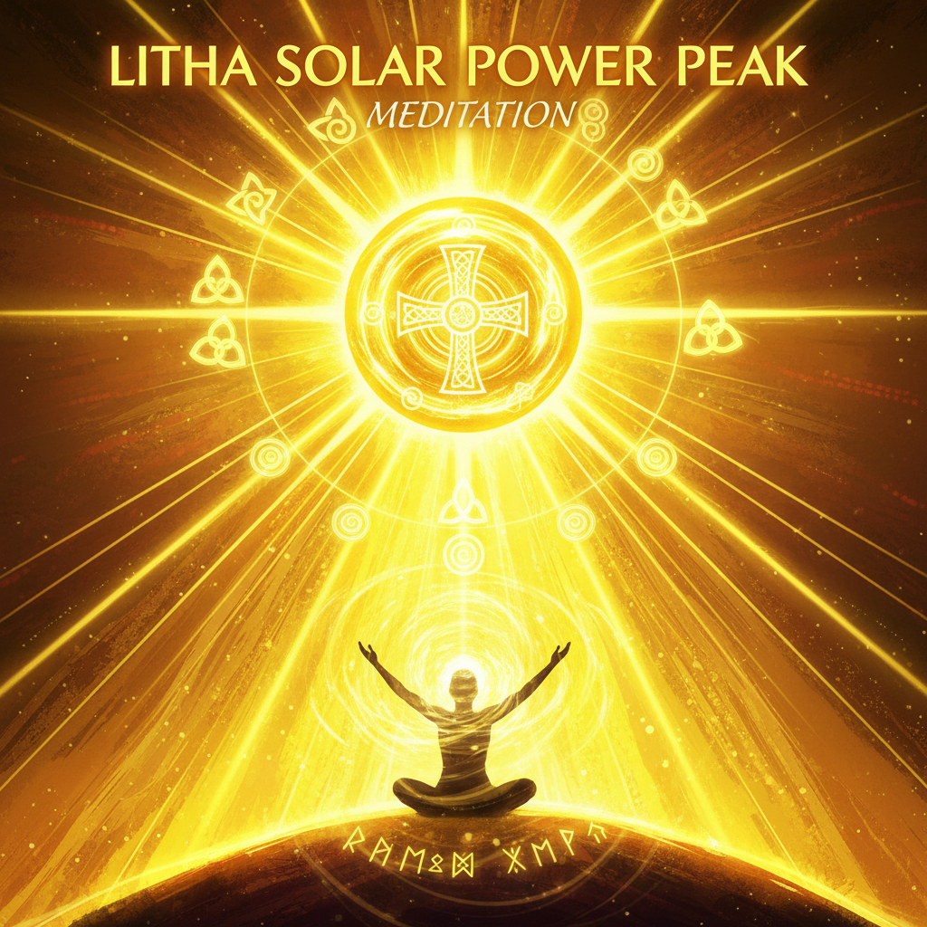 Litha Solar Power Peak meditation cover