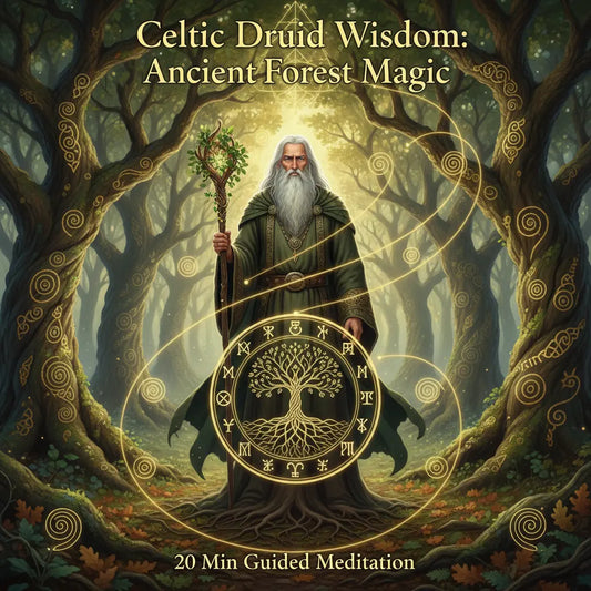 Celtic Druid Wisdom Ancient Forest Magic Meditation Audio Cover