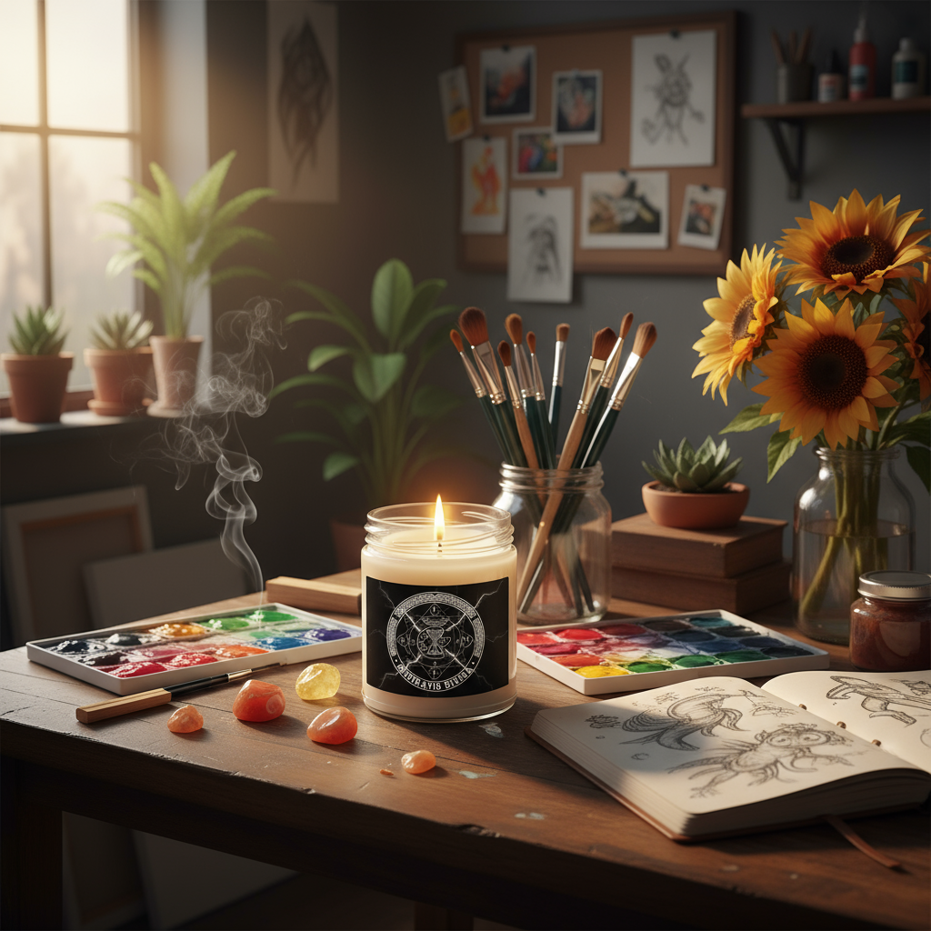 Inspiratio Divina Creative Flow Ritual Scene