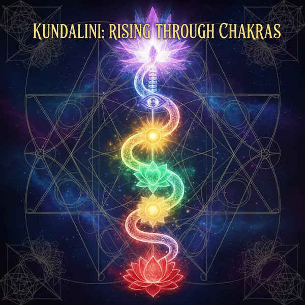 Kundalini Rising Through Chakras Cover