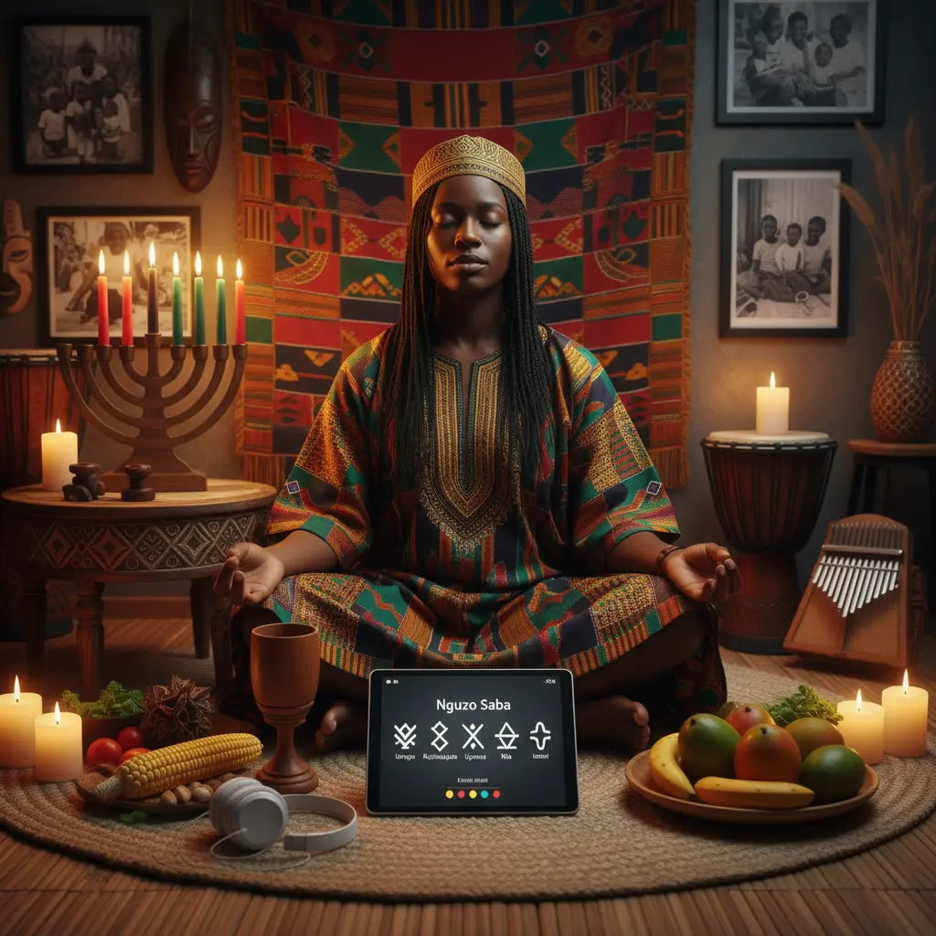 Kwanzaa Community Heritage Meditation Scene