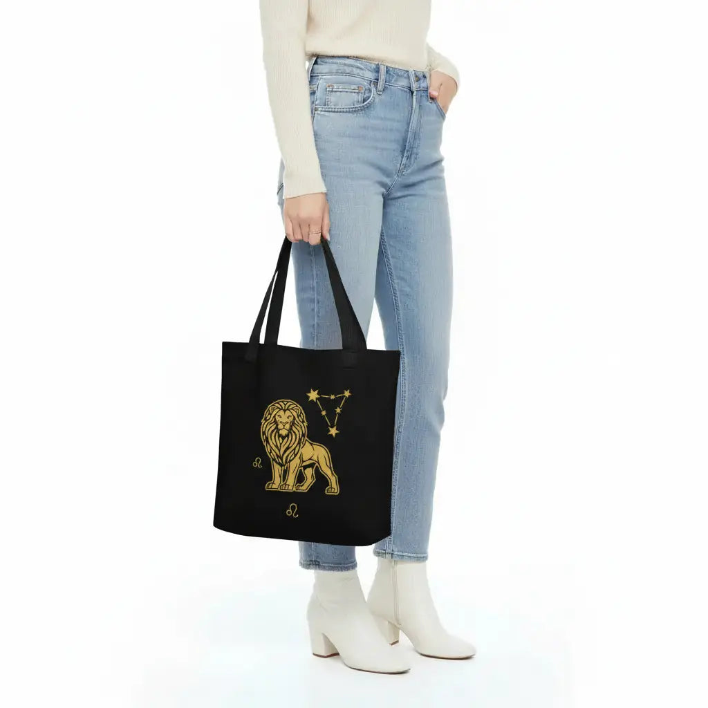 Leo Tote Bag - Hand Carry White Background