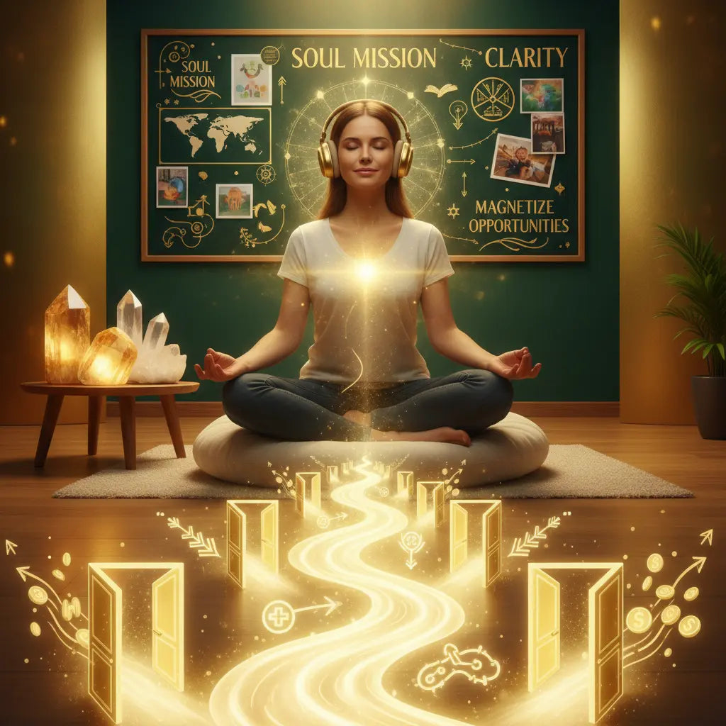 Life Purpose Manifestation Meditation Scene