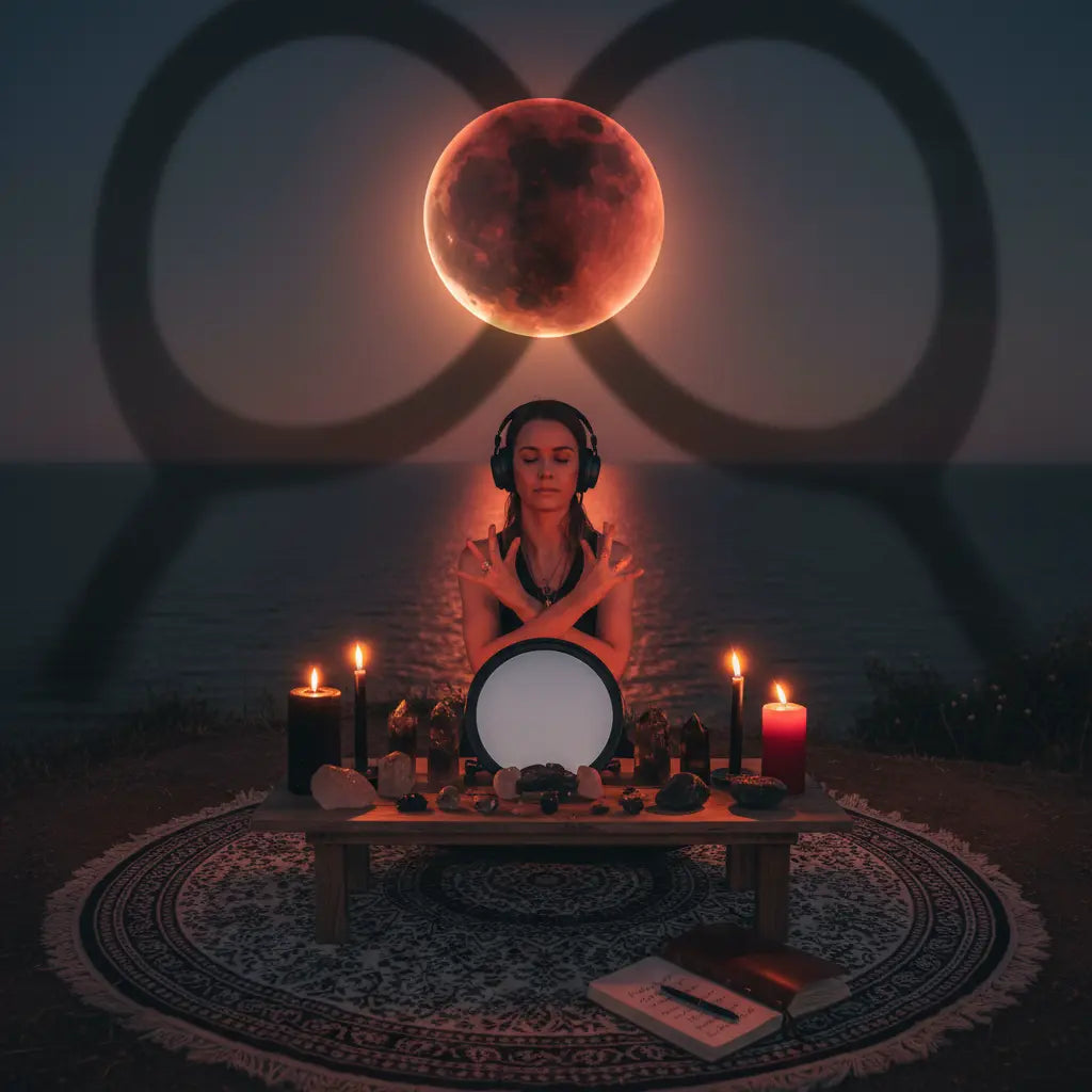 Lunar Eclipse Shadow Portal Crossing