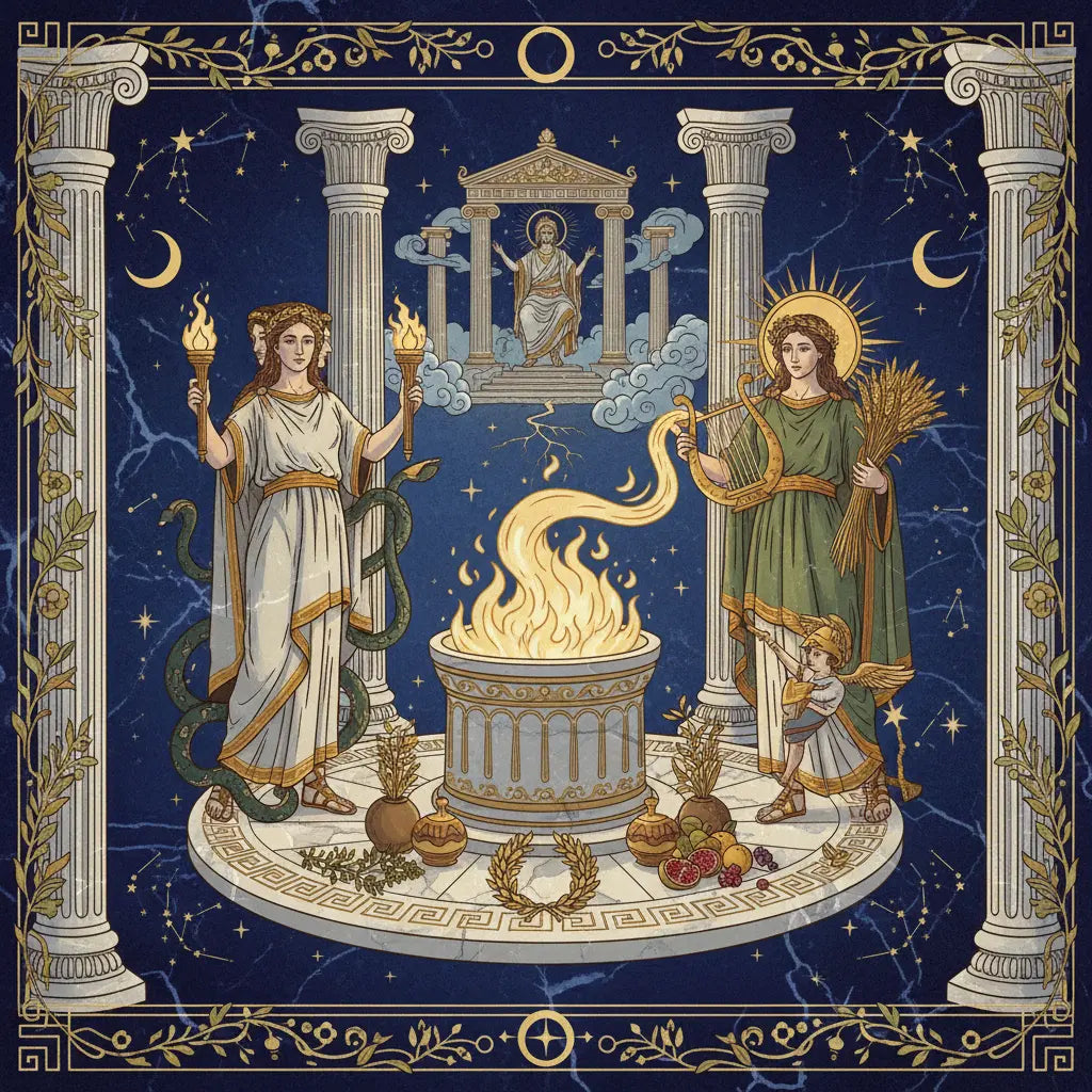 Magical Ritual in Greek Mythology Poster