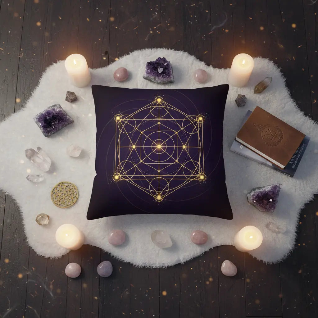 Metatrons Cube Magic Pillow