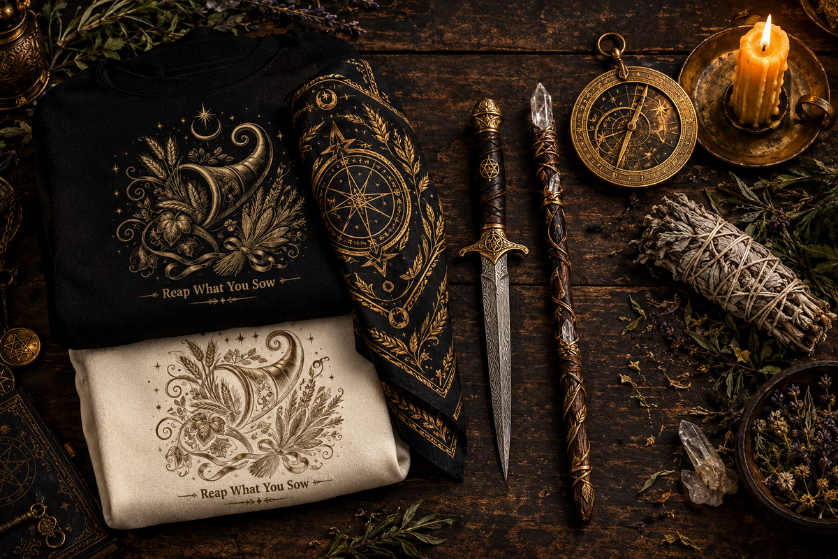 Modern Archmage Regalia Flat Lay 2