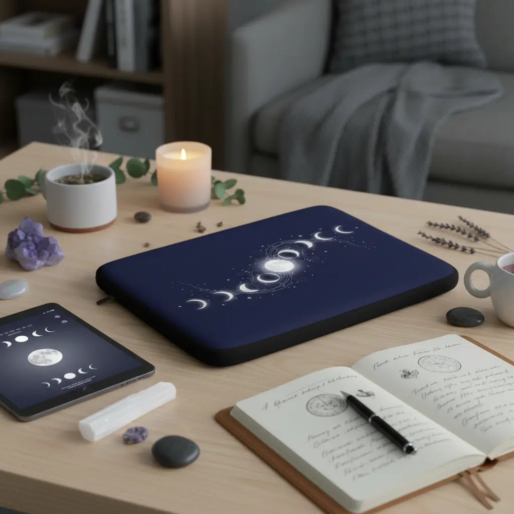 Moon Phase Laptop Sleeve