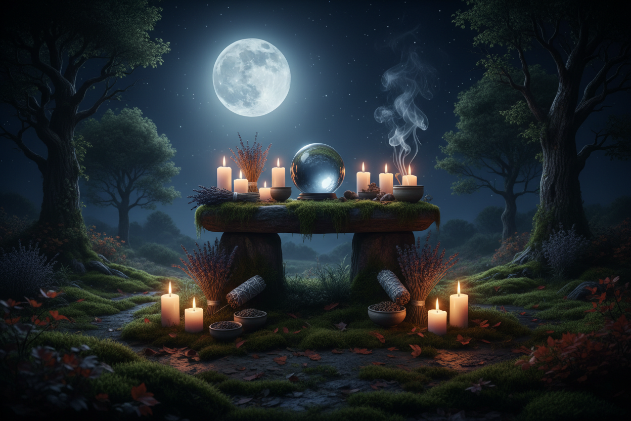 Moonlit Ritual Banner
