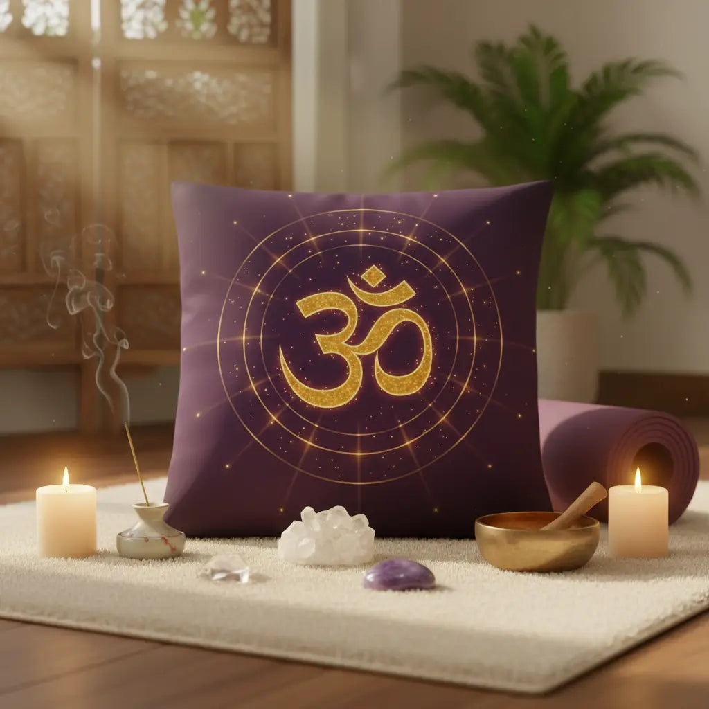 Om Symbol Magic Pillow