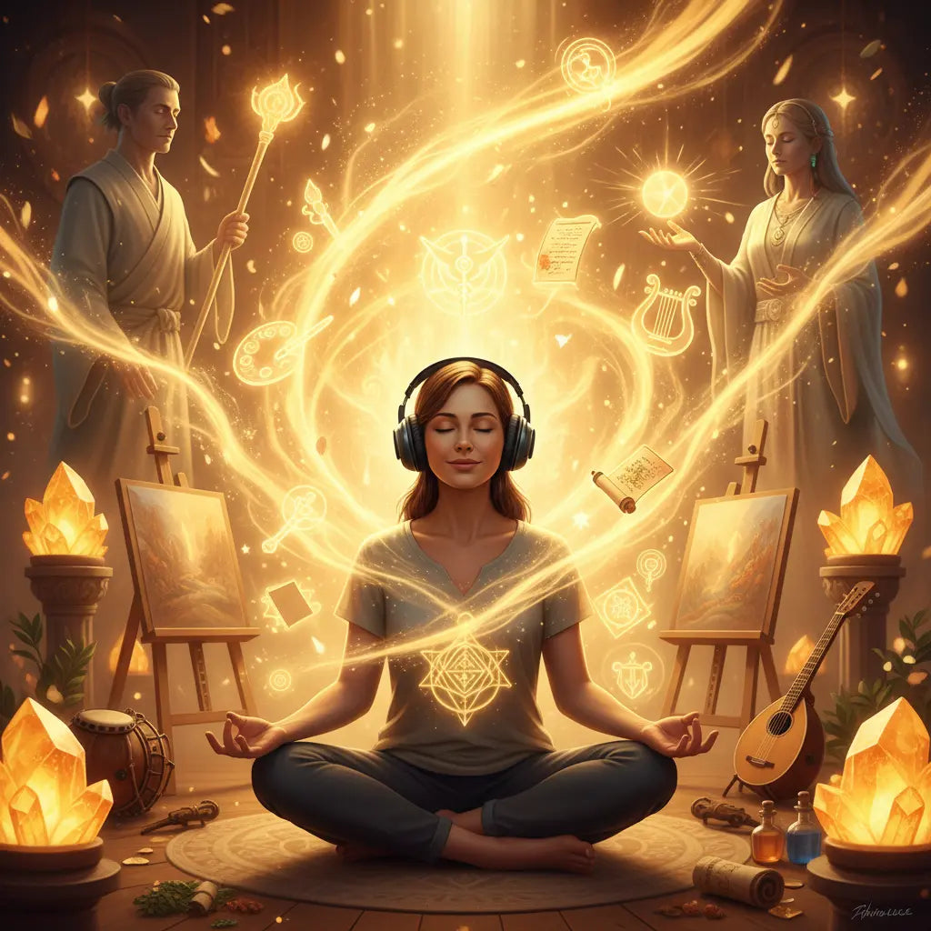 Past Life Gift Reclaiming Meditation Scene