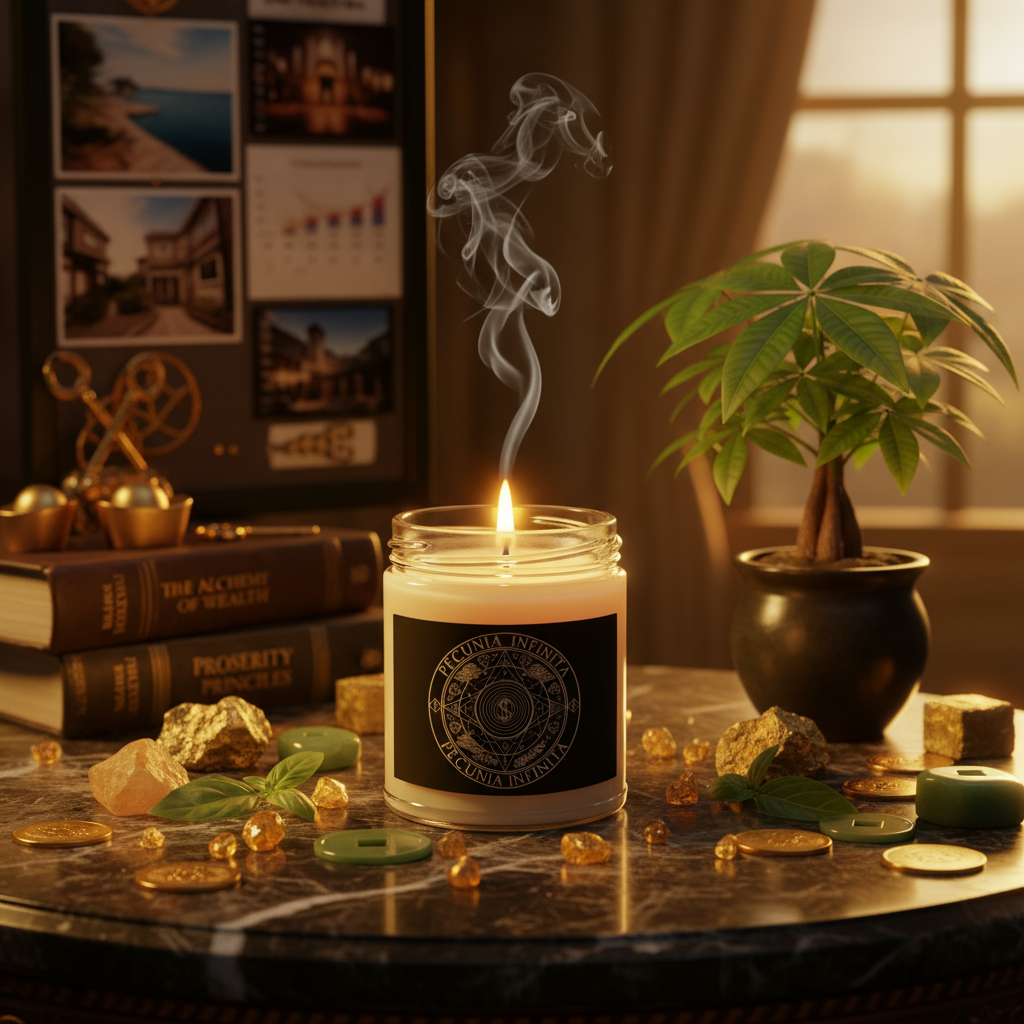 Pecunia Infinita Money Magnet Ritual Scene