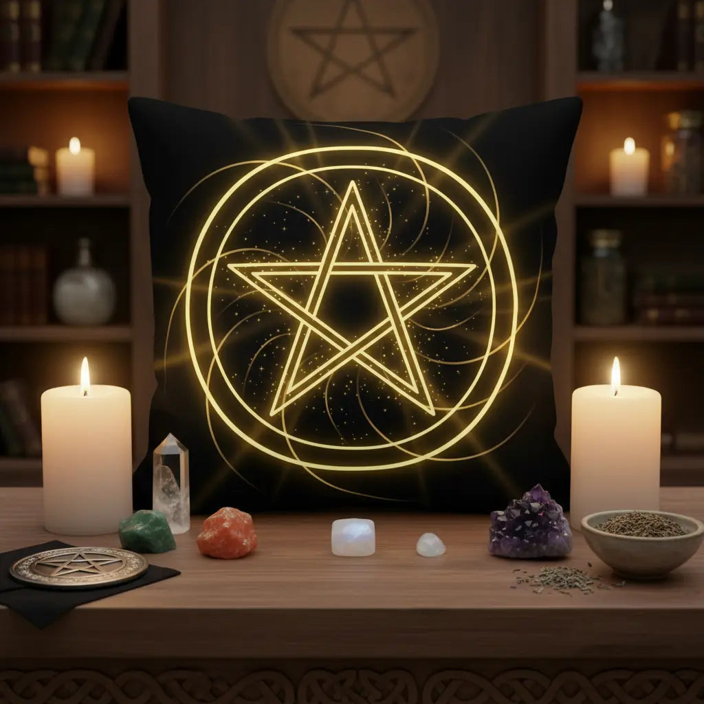 Pentacle Magic Pillow