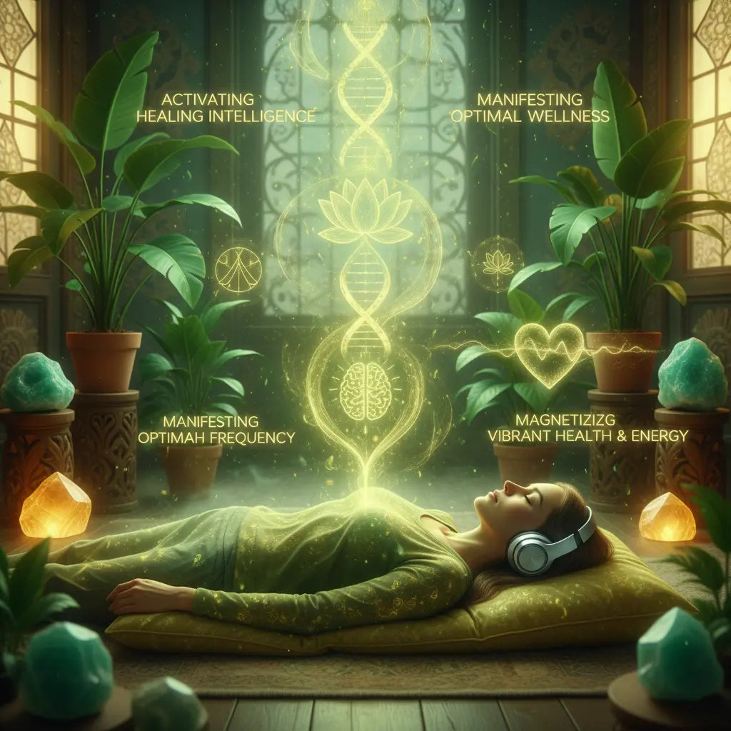 Radiant Health & Vitality Manifestation Meditation Scene