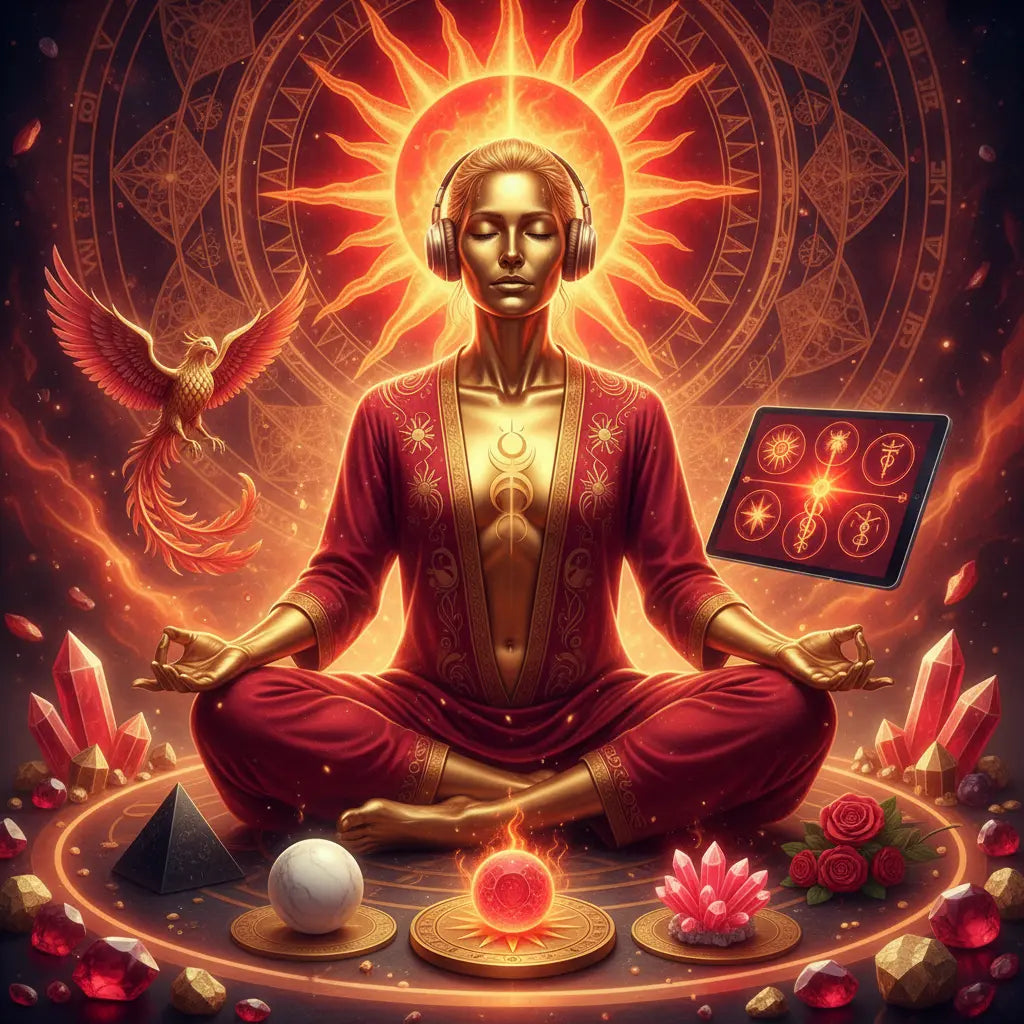 Rubedo Reddening Completion Meditation Scene