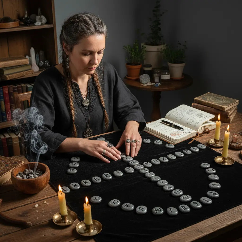 Runic Cross Spread Extended Reading