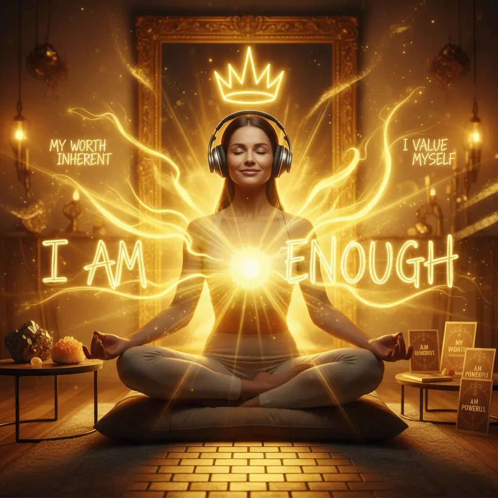 Solar Plexus Confidence & Self-Worth Building Meditation Scene