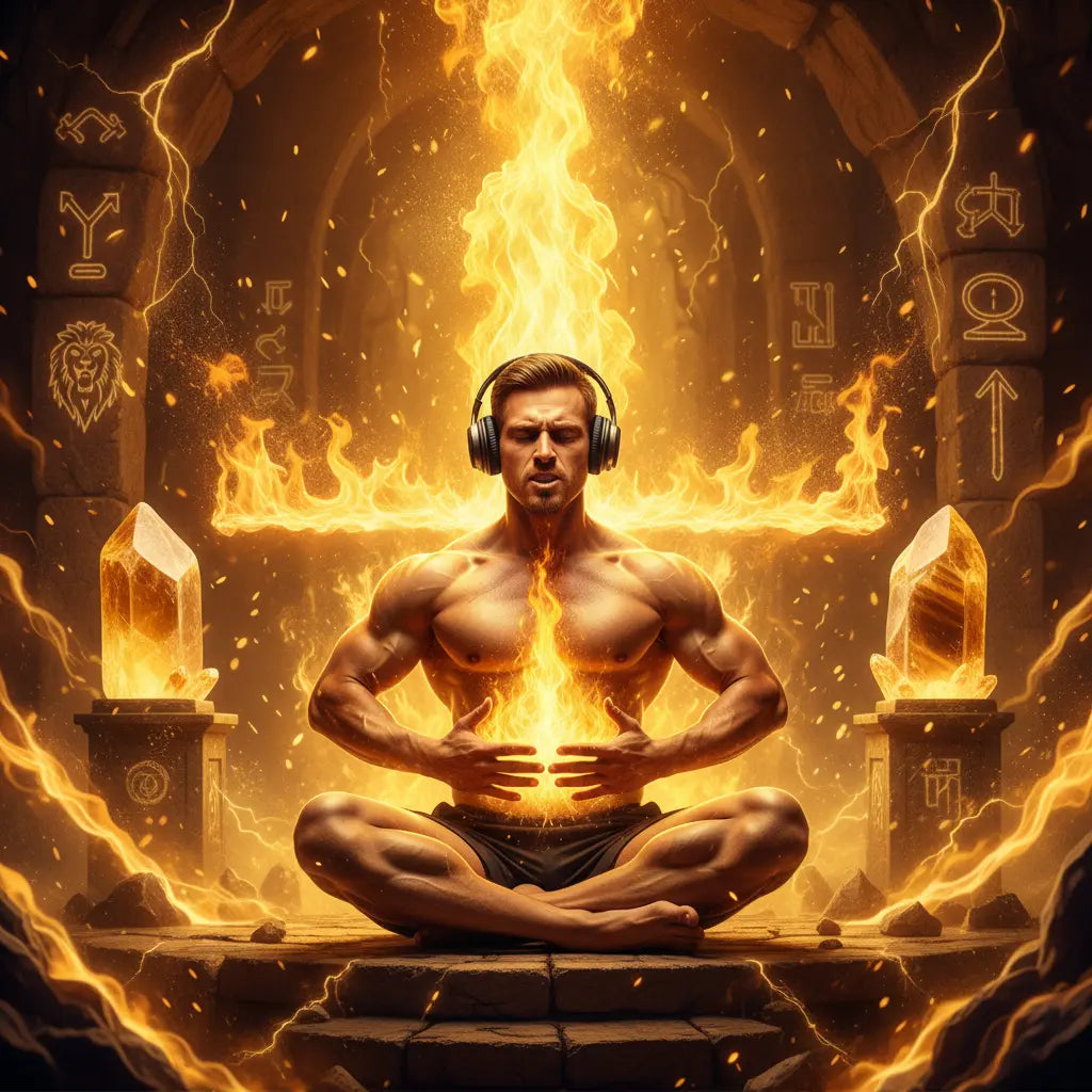 Solar Plexus Personal Power Ignition Meditation Scene