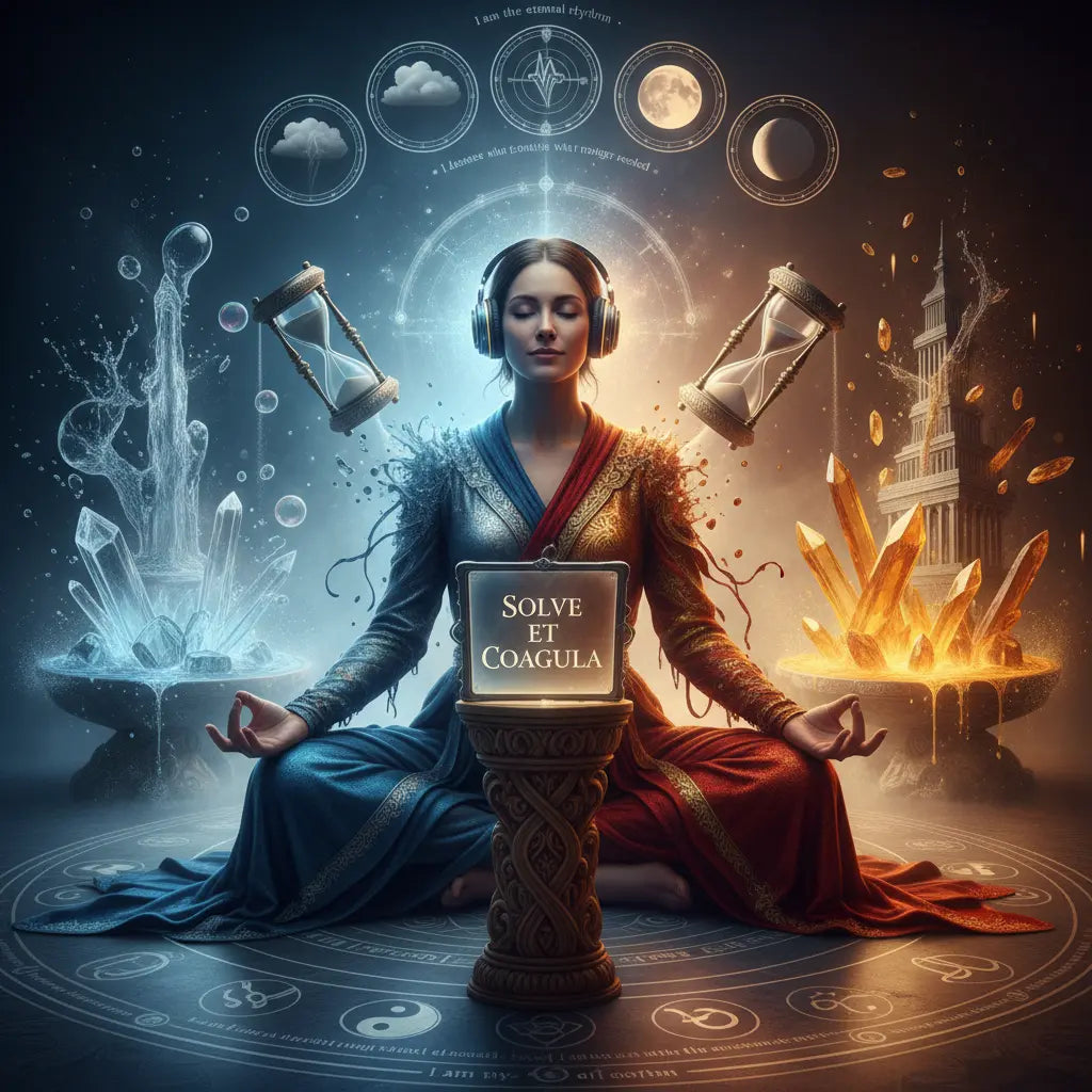 Solve et Coagula Dissolve Rebuild Meditation Scene