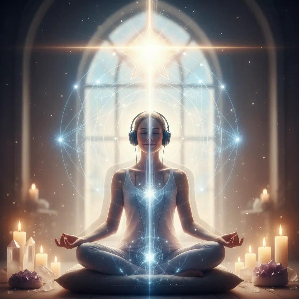Soul Star Chakra Higher Self Connection Meditation Scene