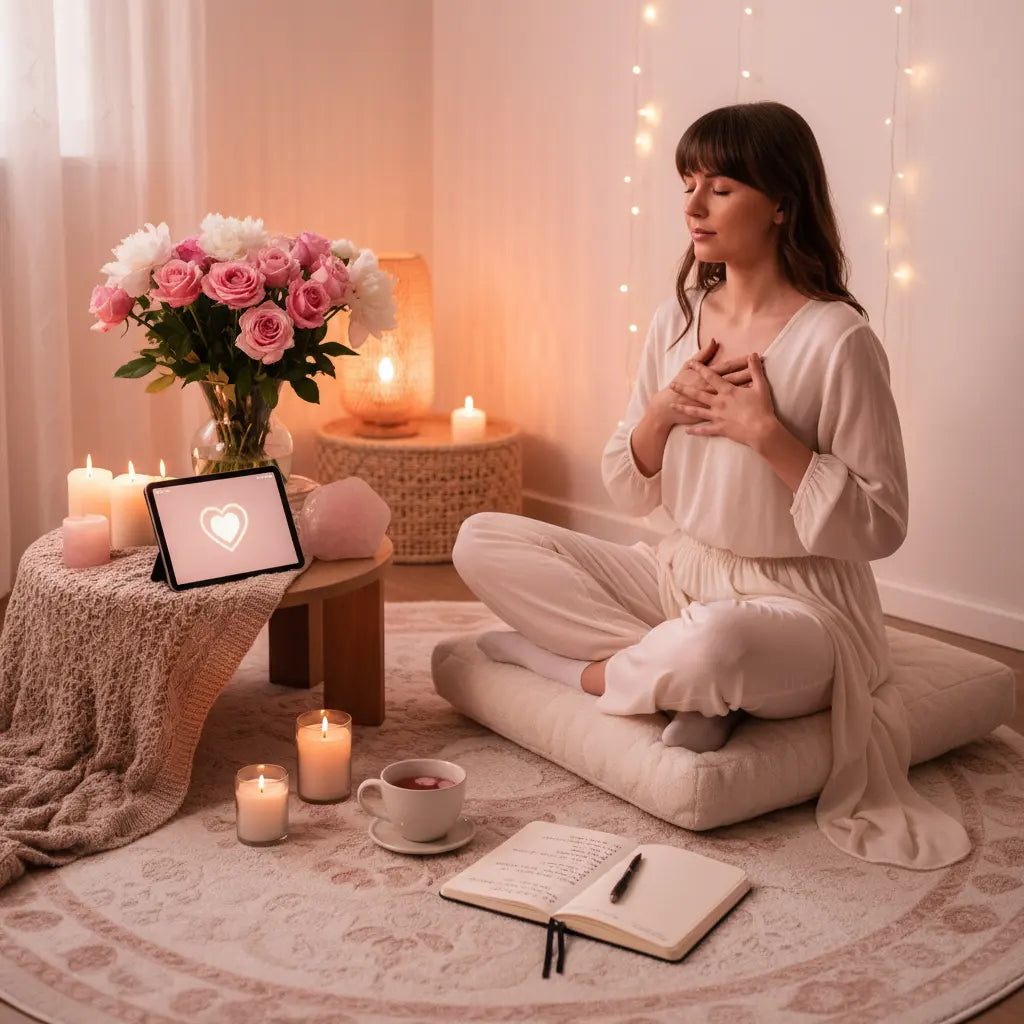 Soulmate Love Manifestation Meditation Scene