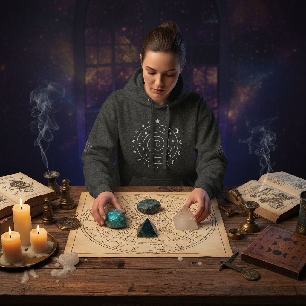 Spira Mundi Unisex Hoodie - Corrected Scene