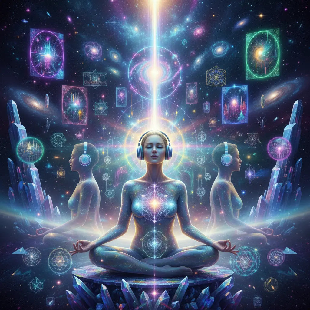 Stellar Gateway Multidimensional Access Meditation Scene