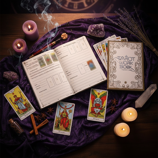 Tarot Journal Waite Small Stickers Card Array Notebook - Ritual Magic Style
