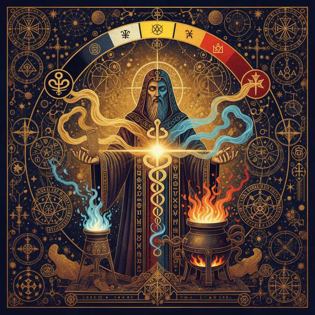 The Fusion of Hermeticism and Alchemy Poster
